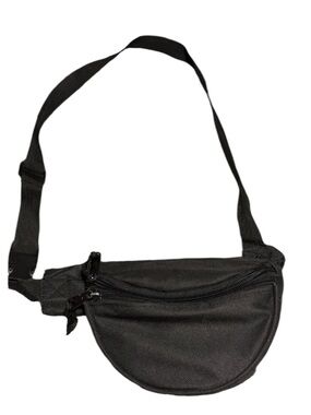 Dalix Black Crossbody Fanny Pack #66/12tt
